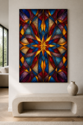 Katedral Yıldızı — vitray cam tablo