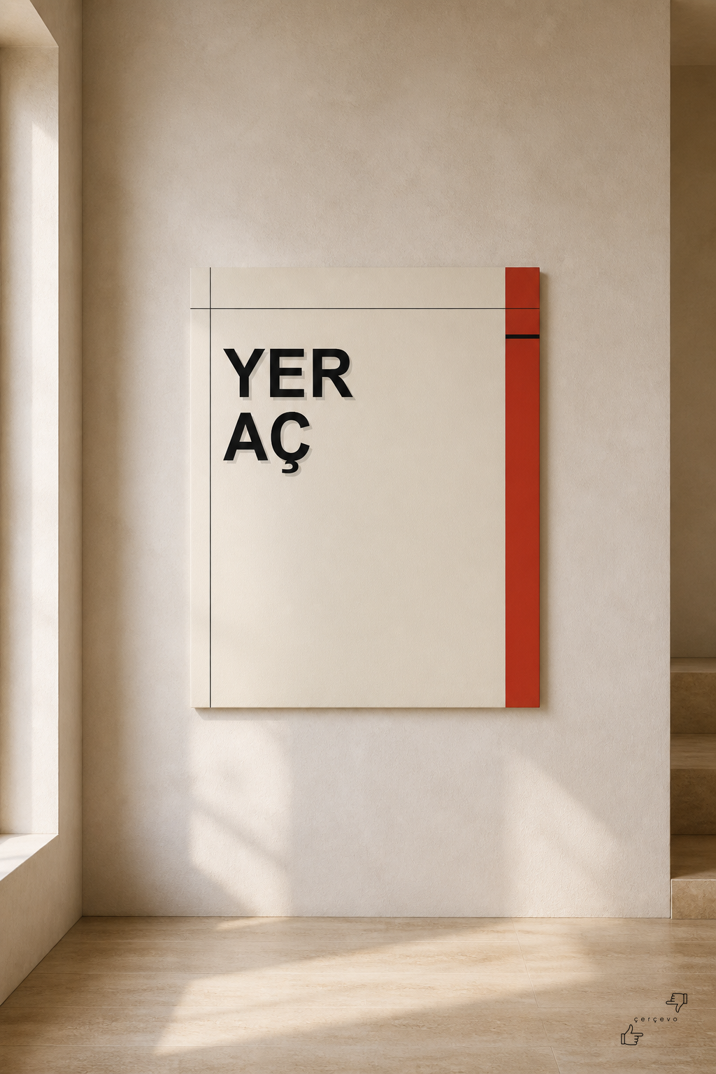 Yer Aç — kanvas tablo