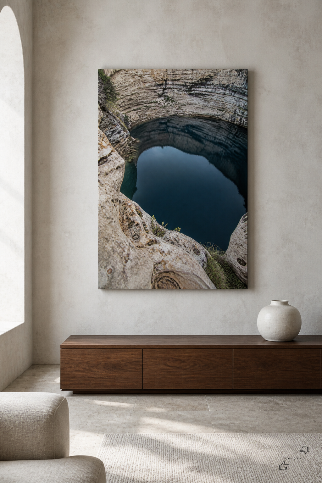 Karst Aynası — kanvas tablo
