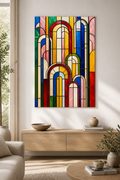 Renkli Pencere — vitray cam tablo