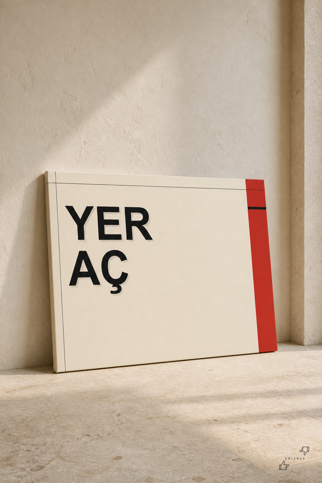 Yer Aç — kanvas tablo