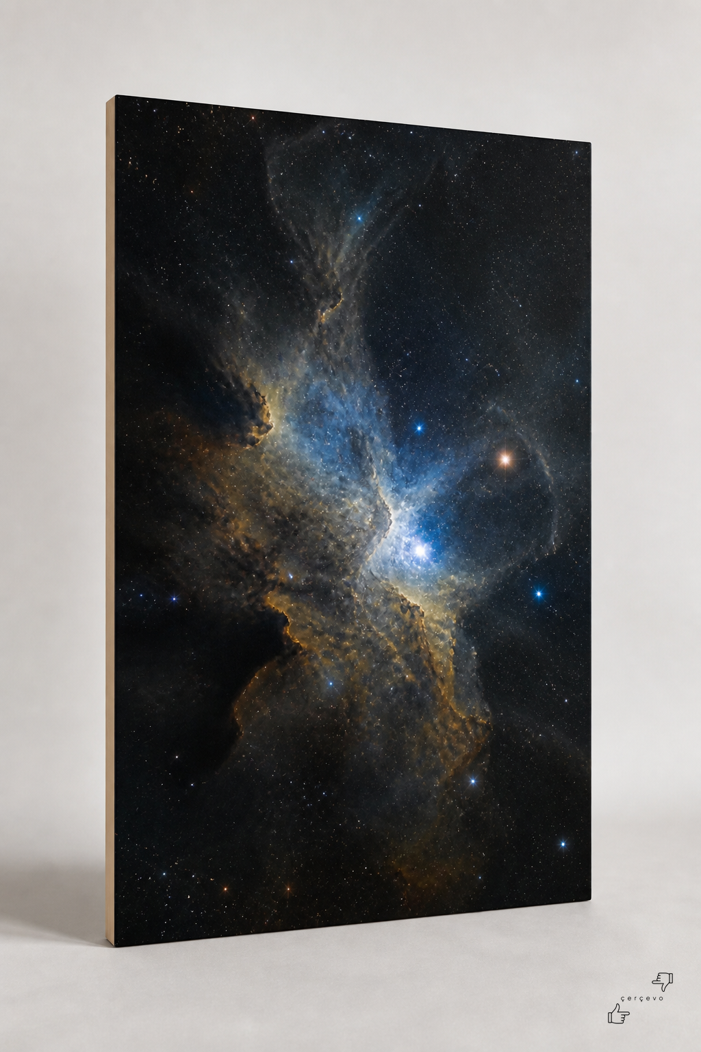 Nebula Perdesi — kanvas tablo