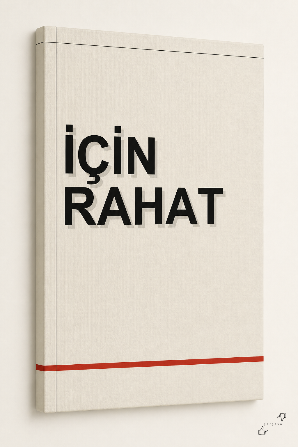 İçin Rahat — kanvas tablo