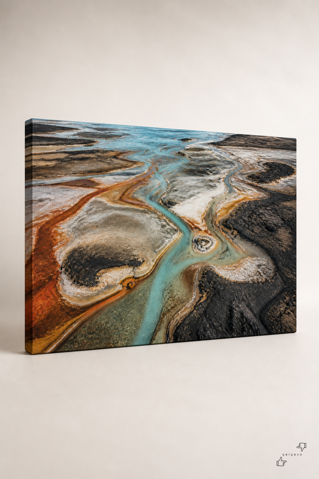 Mineral Nehir — kanvas tablo