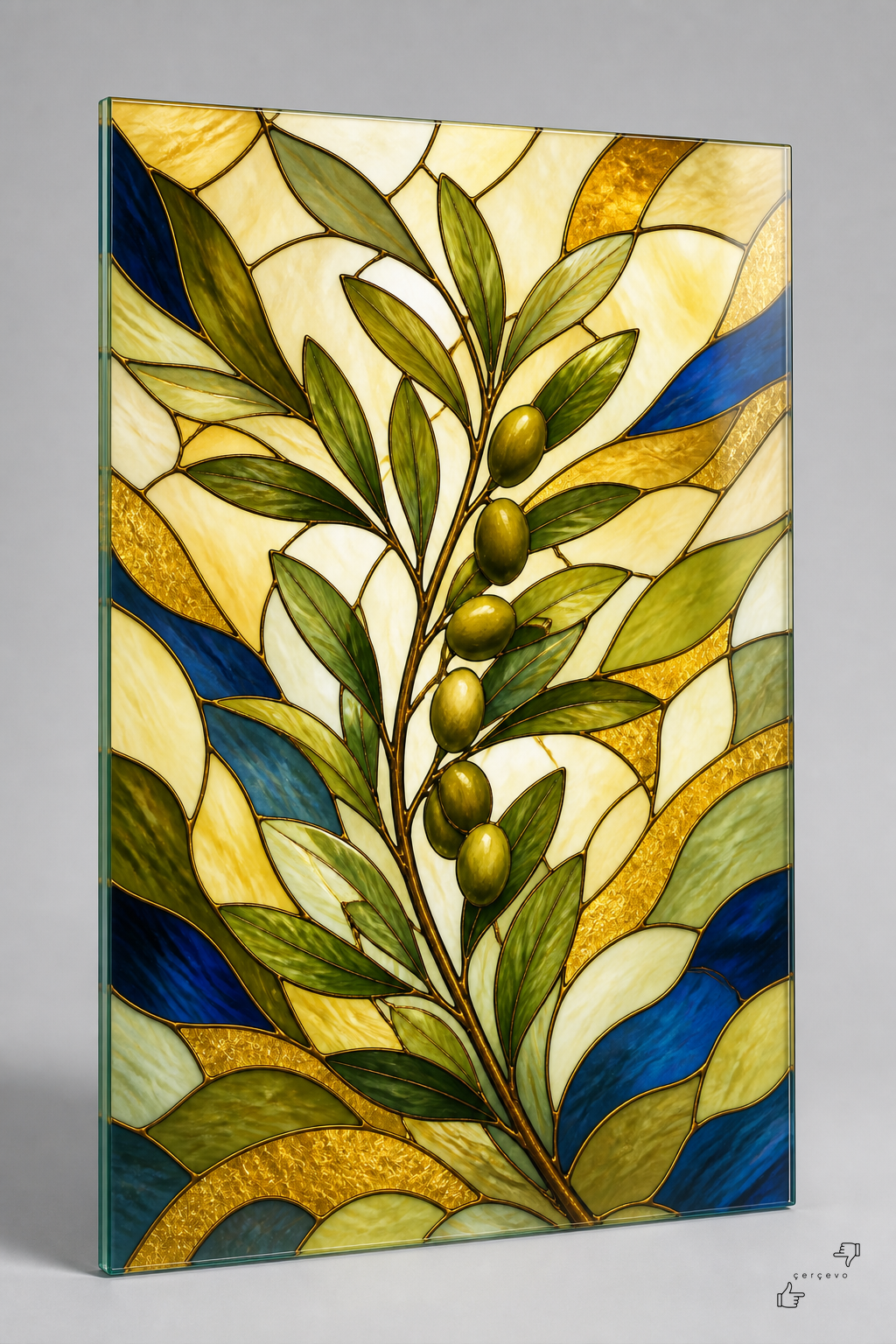 Zeytin Dalı — vitray cam tablo