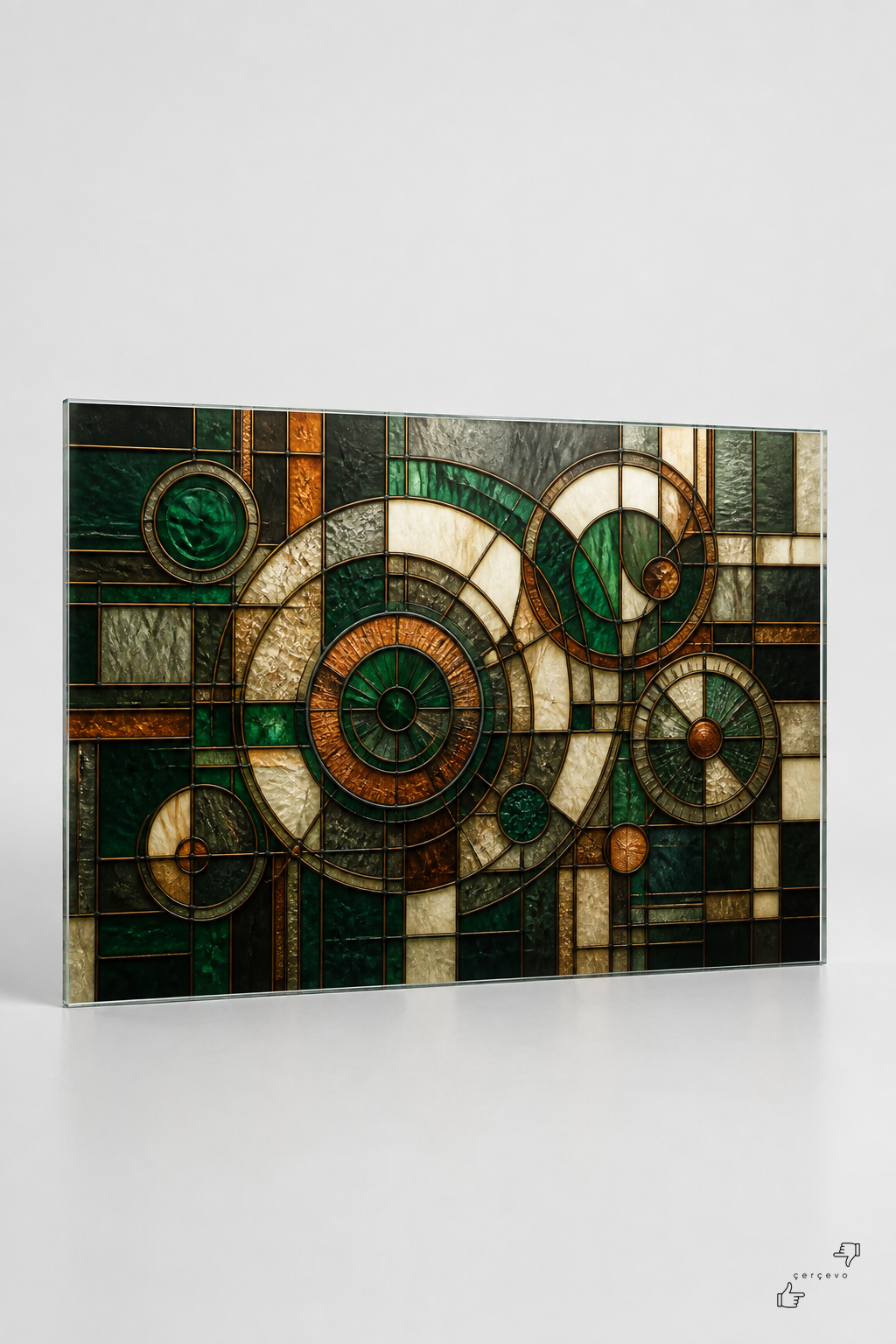 Zamanın İzleri — Cam Tablo — vitray cam tablo
