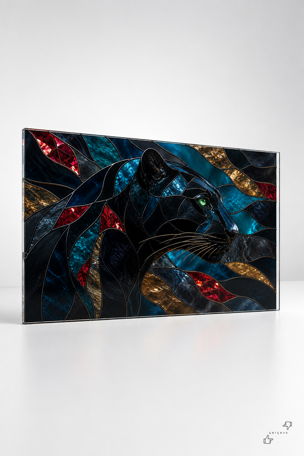 Yakut Panter — Cam Tablo — vitray cam tablo