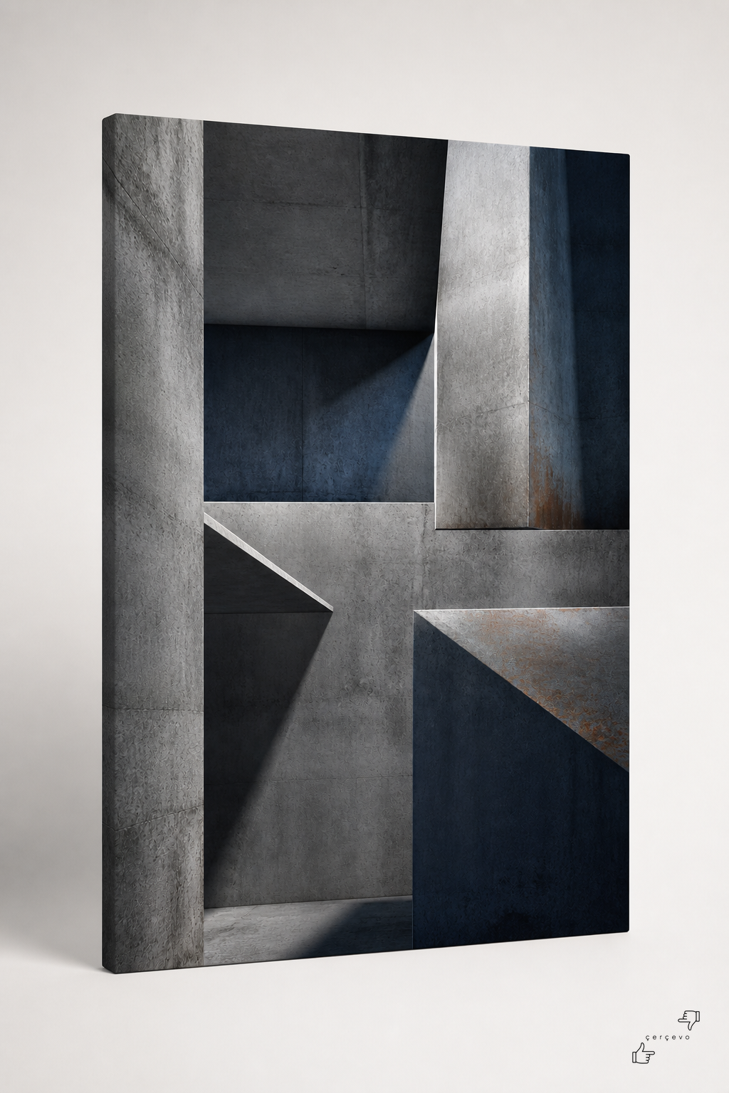Beton Sessizlik — kanvas tablo