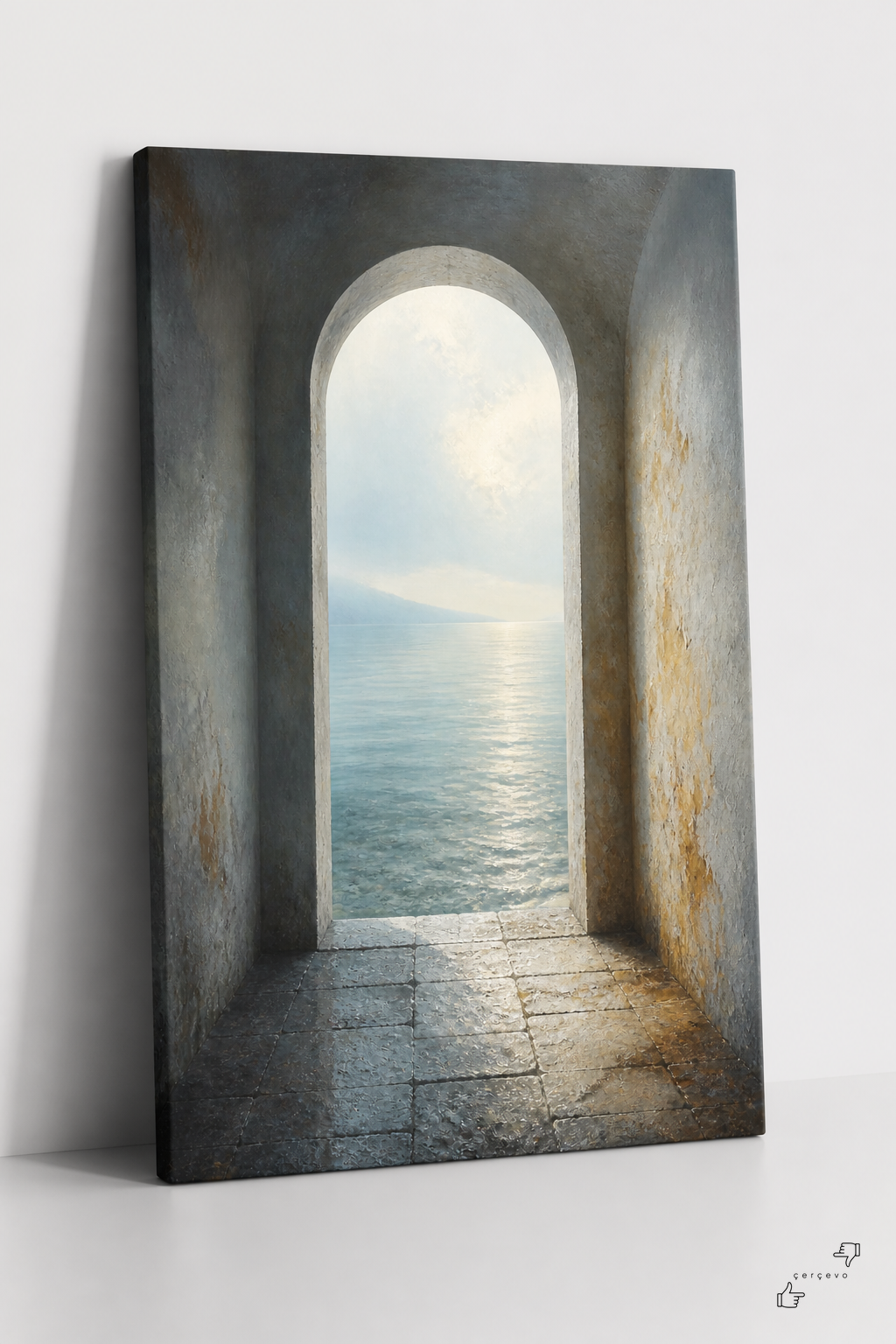 Ters Merdiven — kanvas tablo