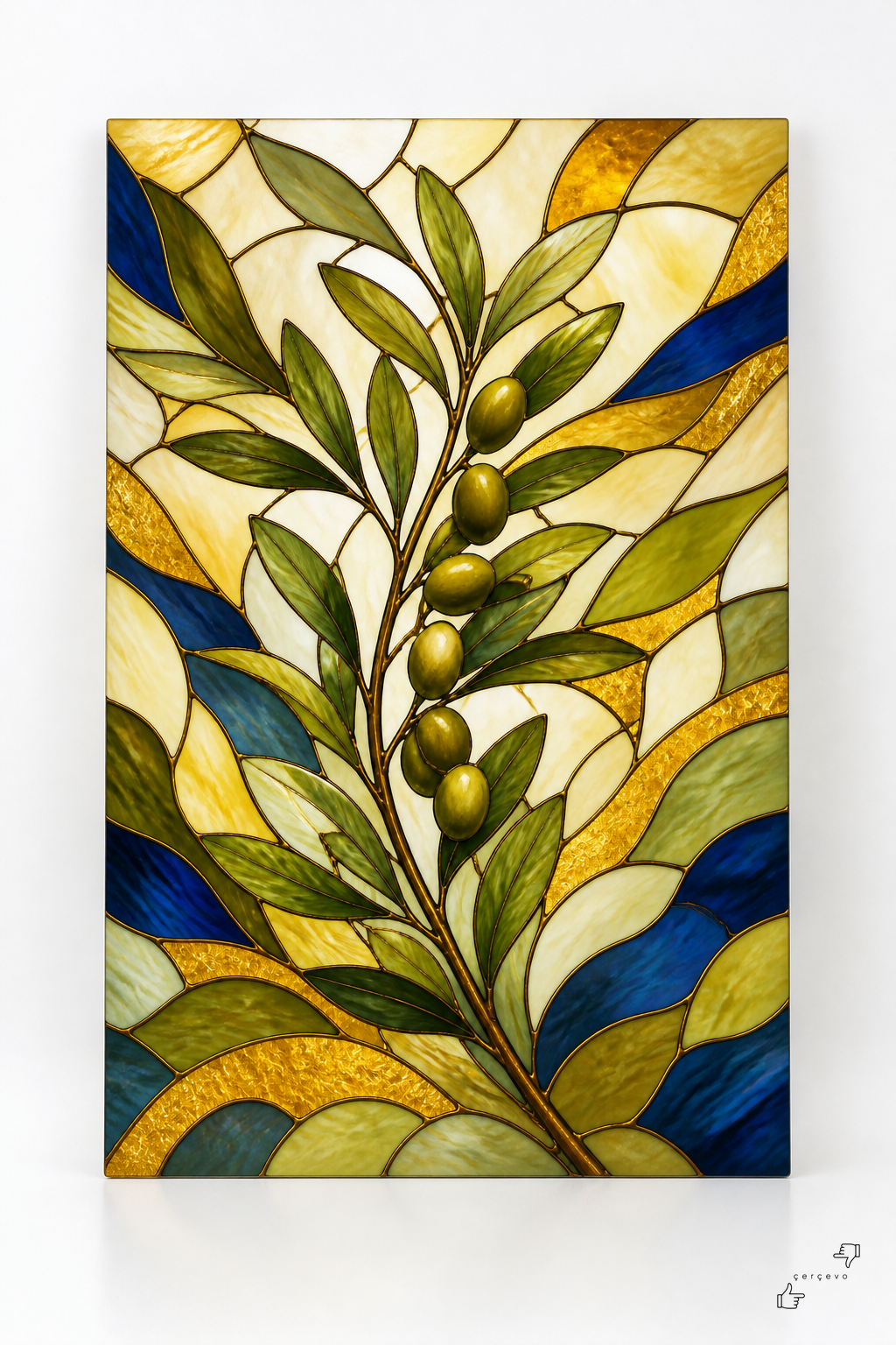 Zeytin Dalı — vitray cam tablo