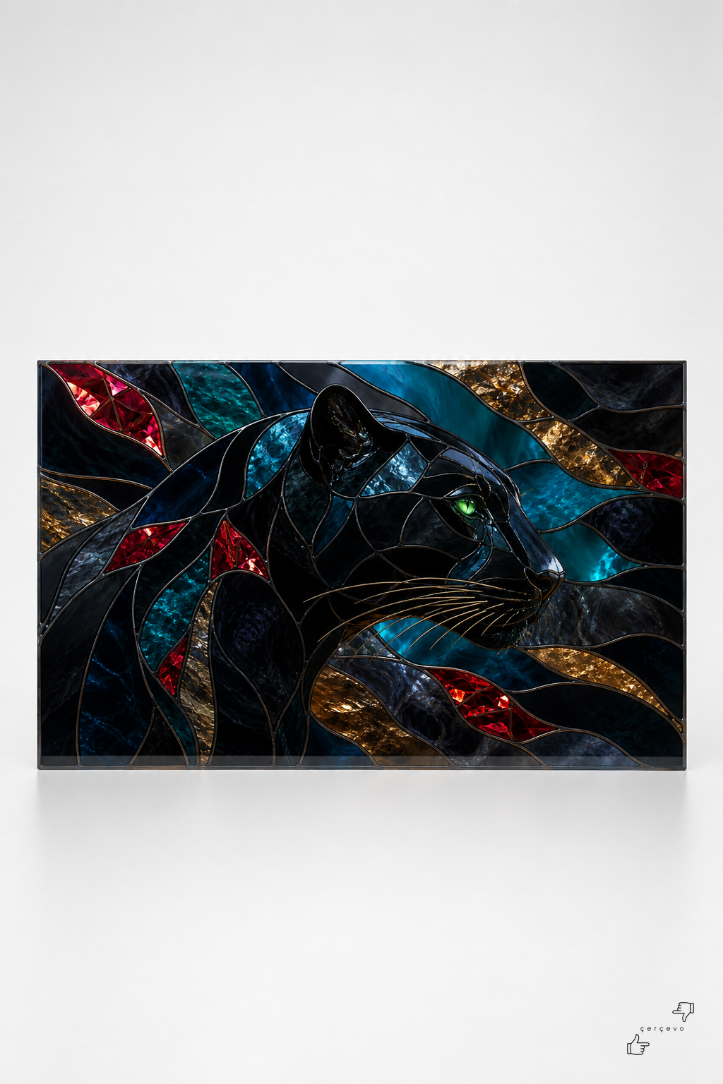 Yakut Panter — Cam Tablo — vitray cam tablo