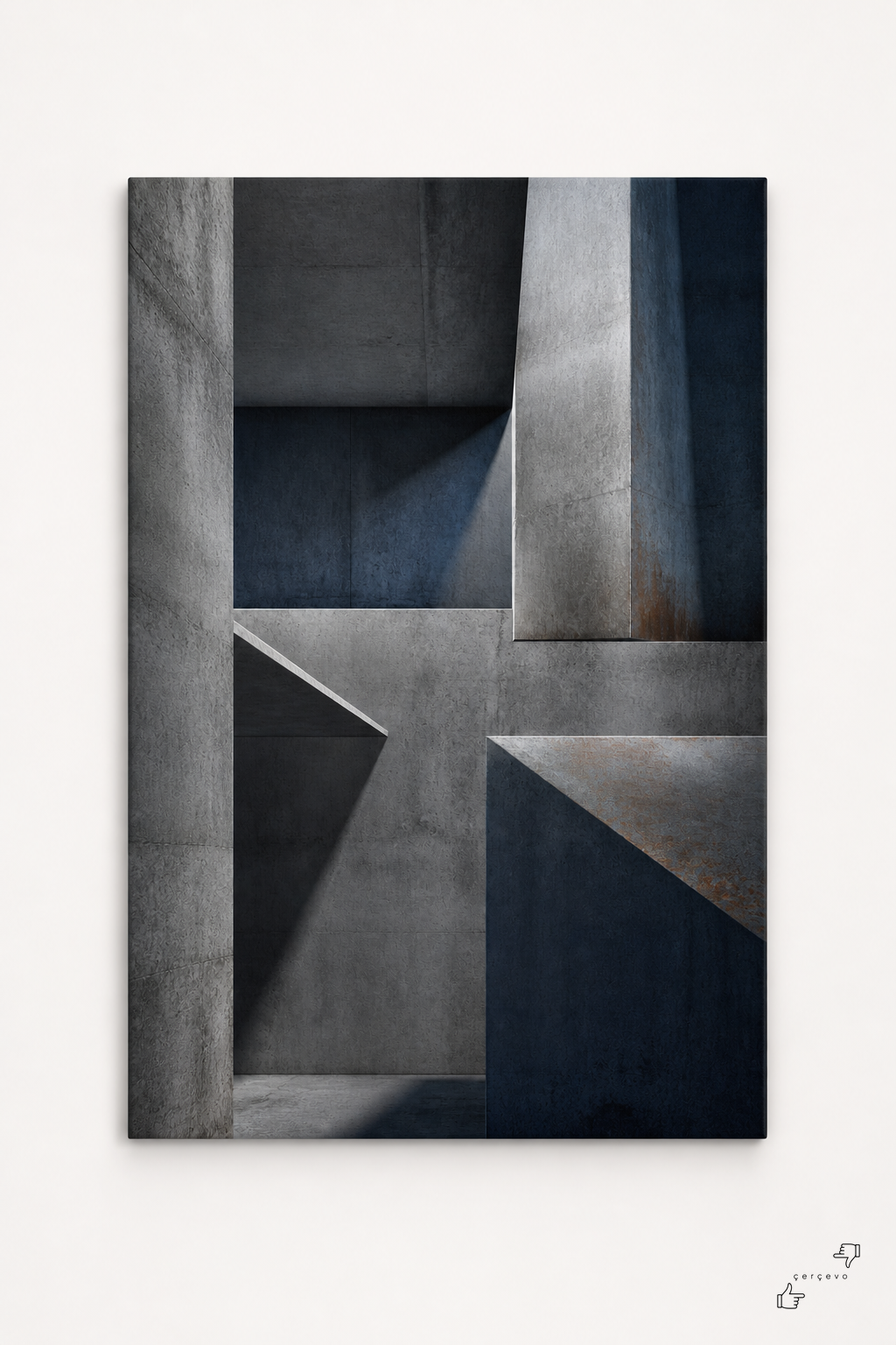 Beton Sessizlik — kanvas tablo