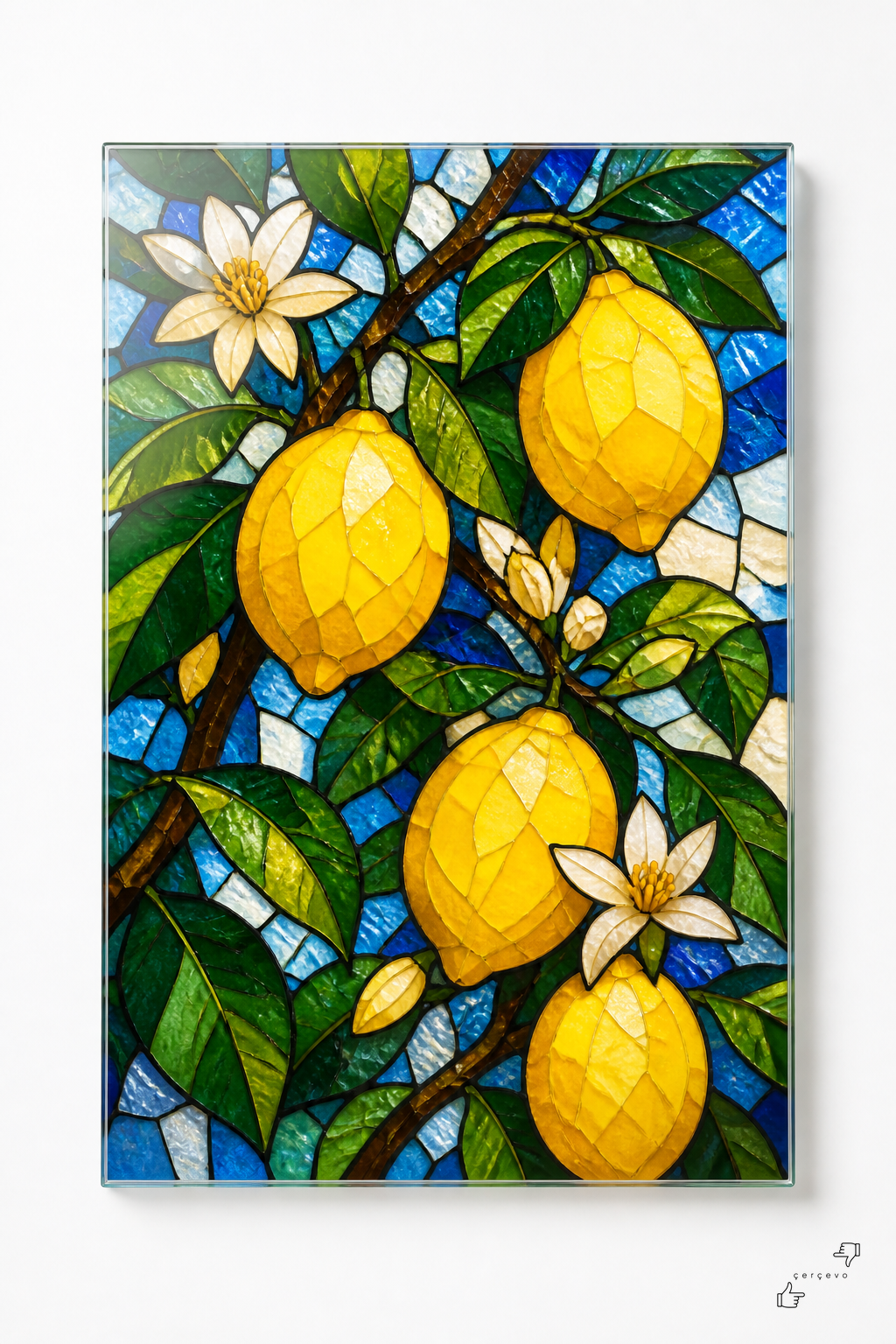 Limon Ağacı — vitray cam tablo