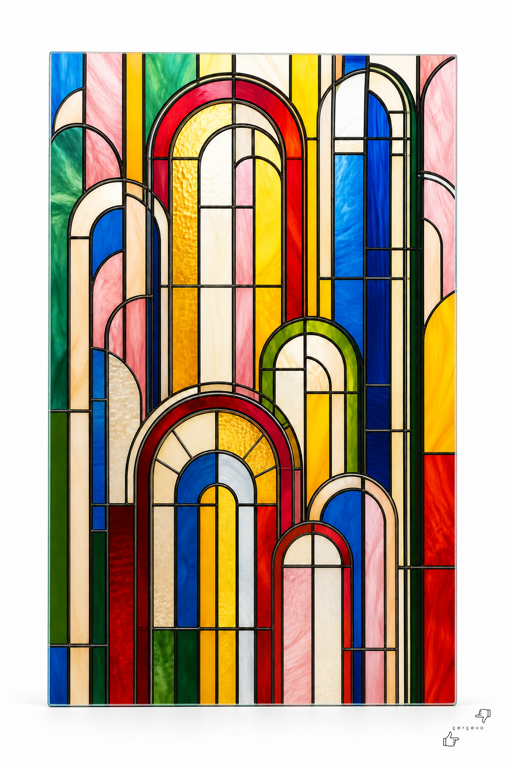 Renkli Pencere — vitray cam tablo
