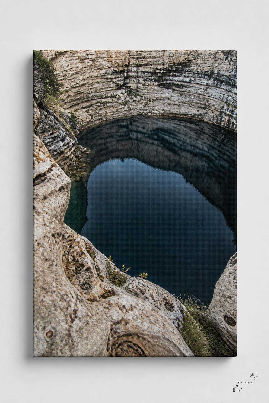 Karst Aynası — kanvas tablo