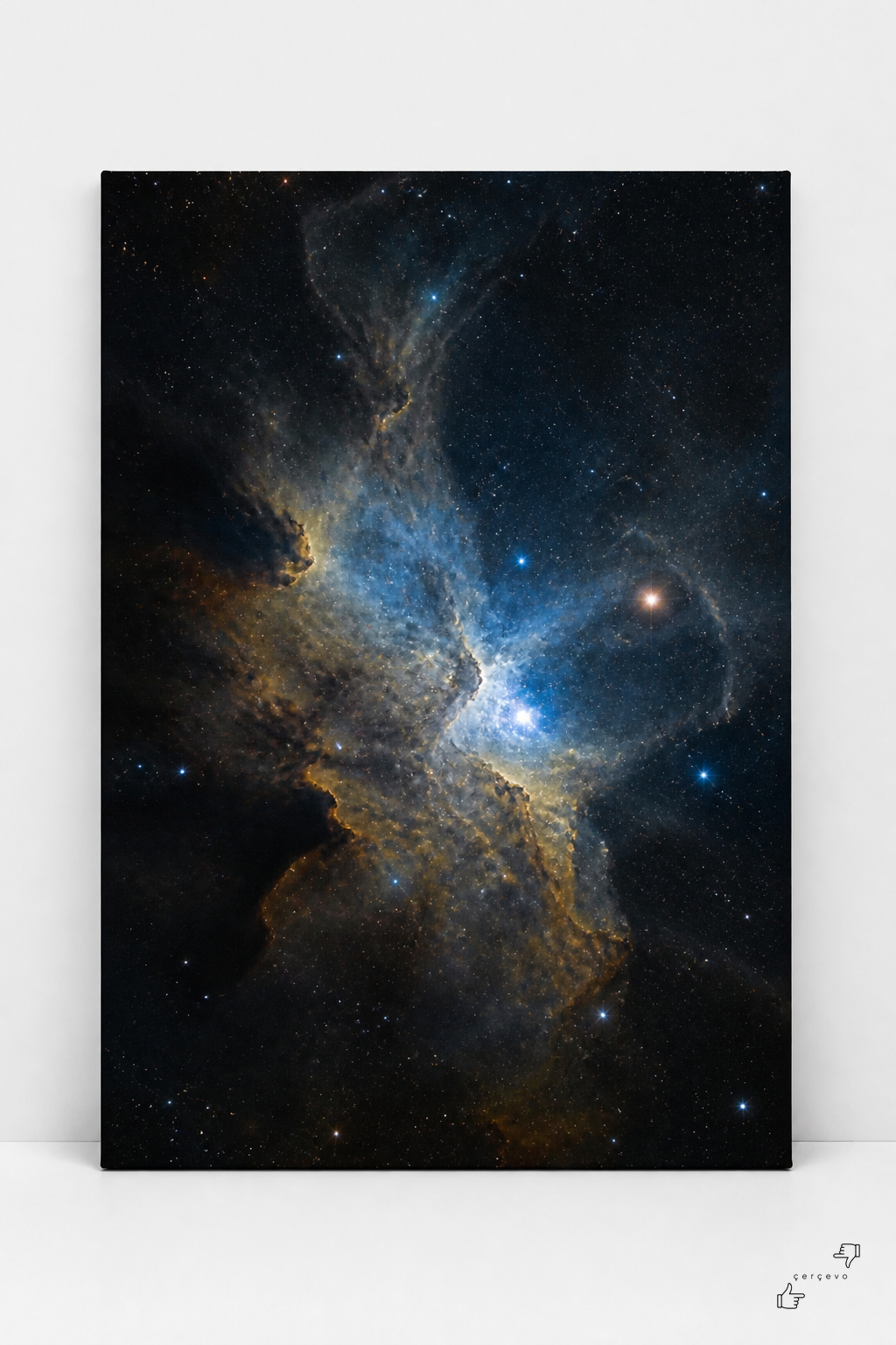 Nebula Perdesi — kanvas tablo