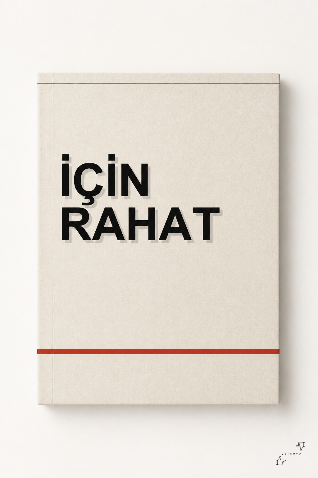 İçin Rahat — kanvas tablo