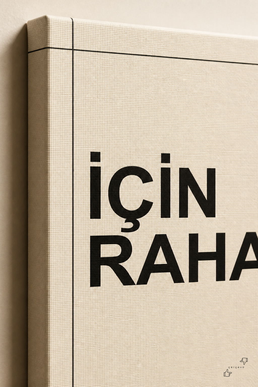 İçin Rahat — kanvas tablo