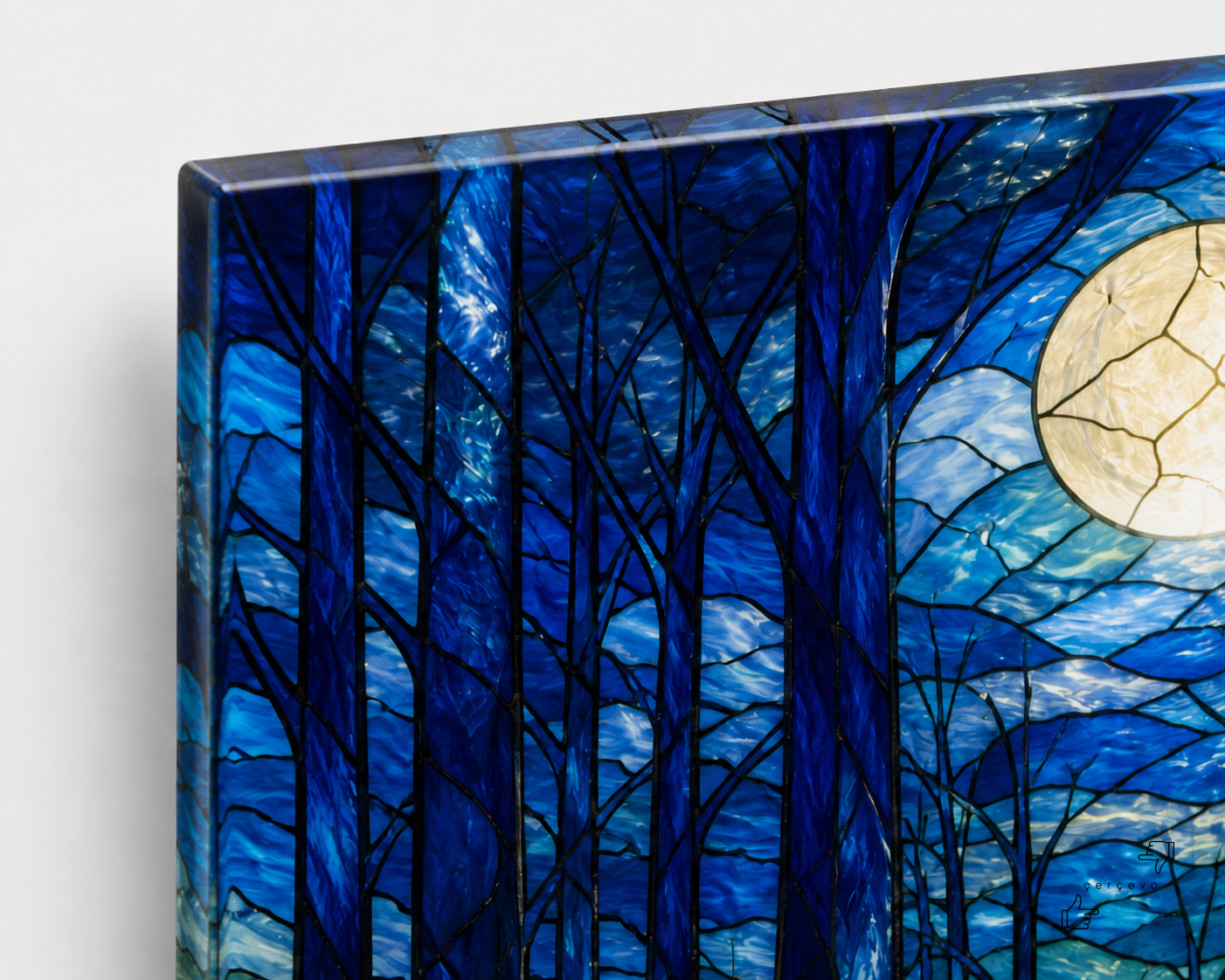 Safir Orman — vitray cam tablo