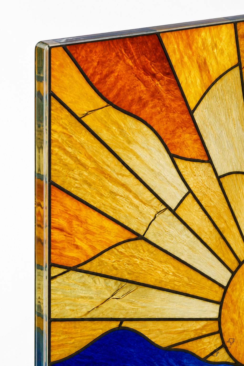 Vitray Gün Doğumu — vitray cam tablo