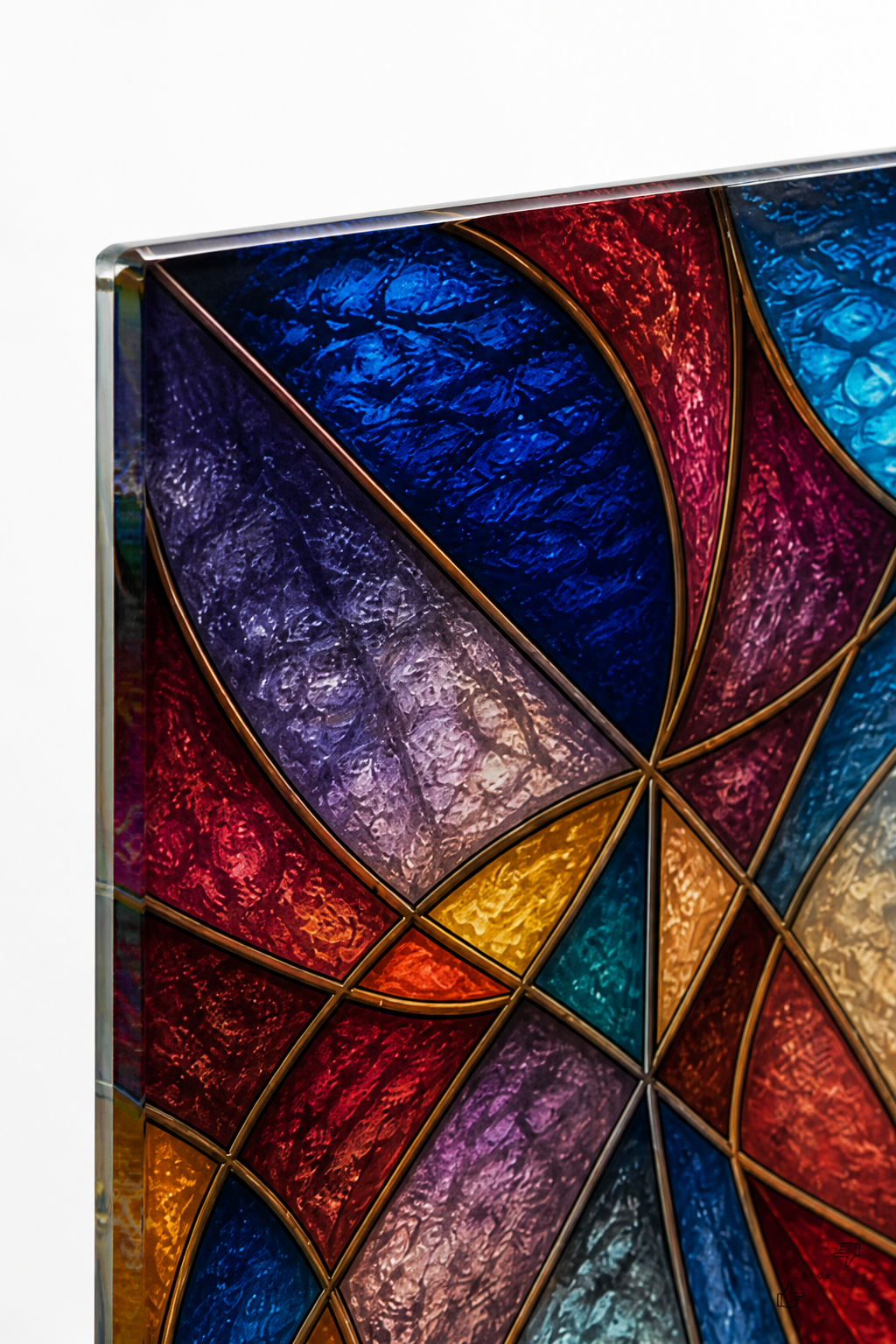Katedral Yıldızı — vitray cam tablo