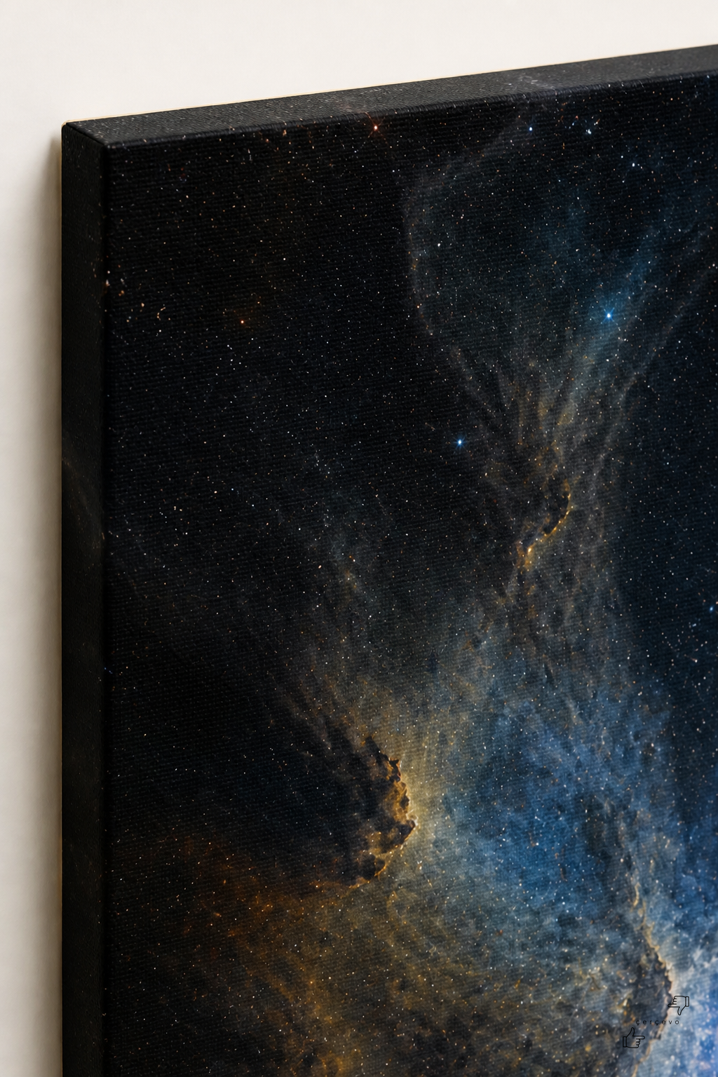 Nebula Perdesi — kanvas tablo