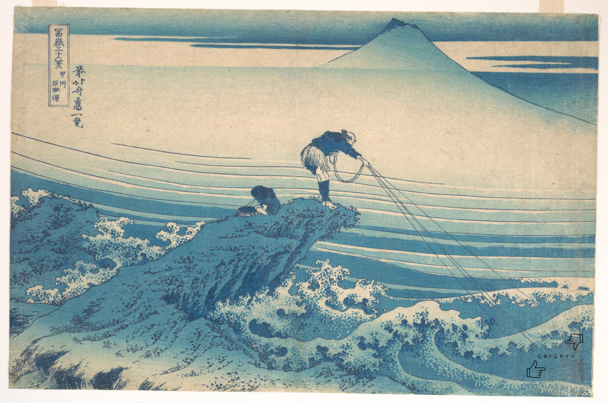 Kajikazawa in Kai Province - Hokusai