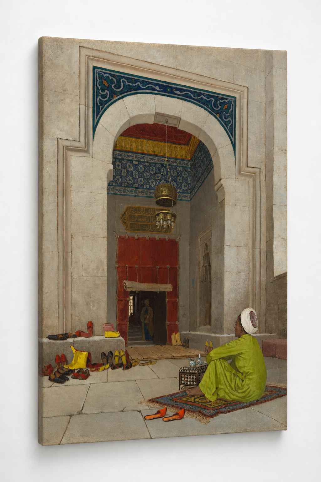 GM003 — üç çeyrek açı stüdyo görünümü