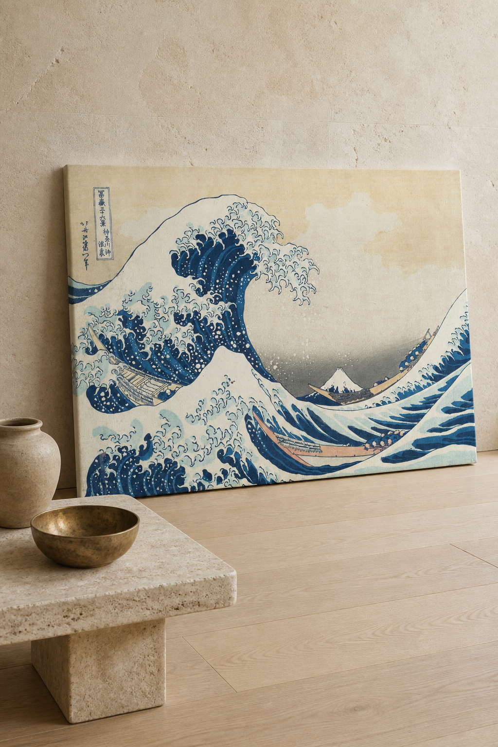 The Great Wave off Kanagawa — Hokusai Kanvas Tablo