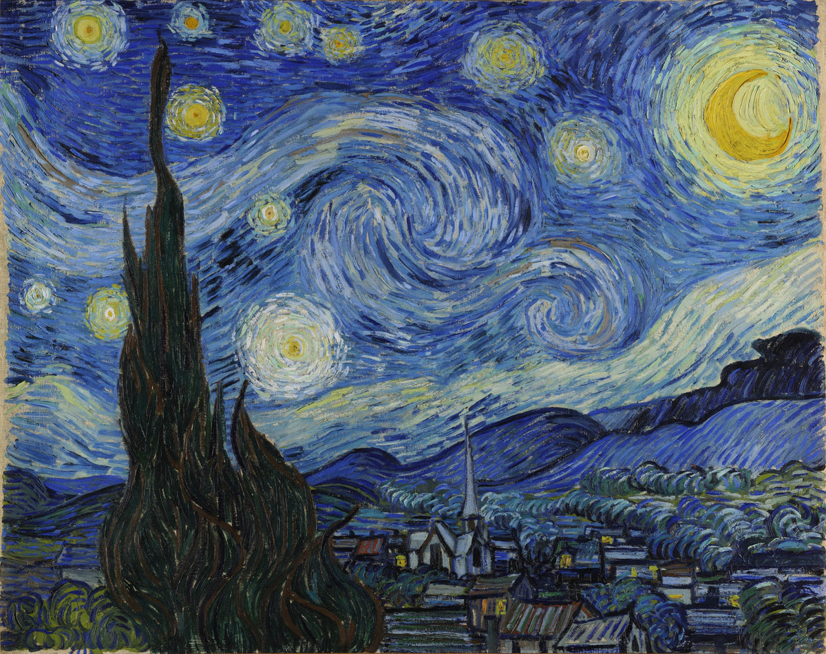 The Starry Night — baskı görseli