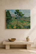 Mont Sainte-Victoire — Cézanne Kanvas Tablo