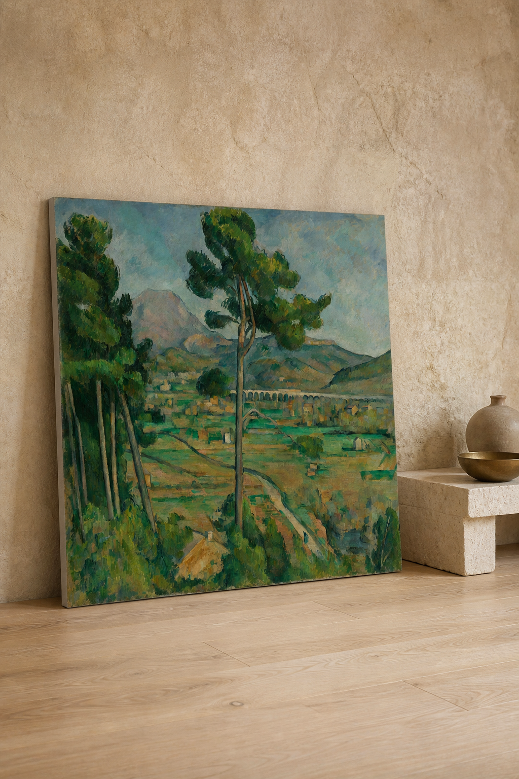 Mont Sainte-Victoire — Cézanne Kanvas Tablo