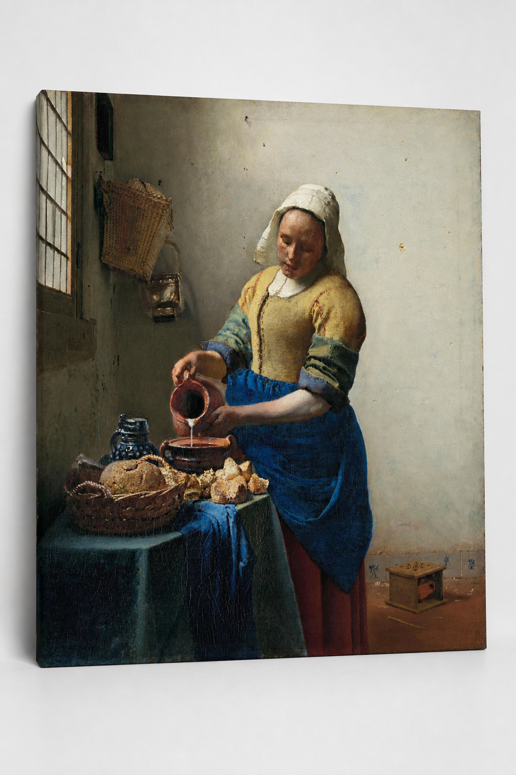 The Milkmaid — Vermeer Kanvas Tablo