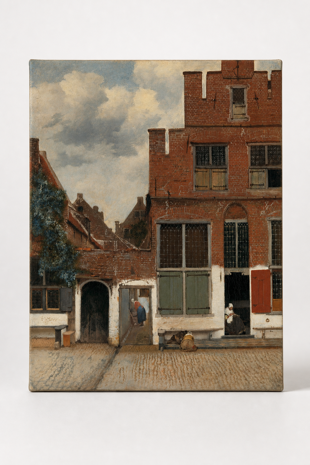 The Little Street — Vermeer Kanvas Tablo