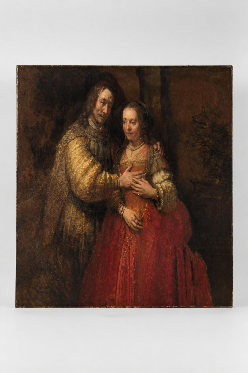 Isaac ve Rebecca (The Jewish Bride) — Rembrandt Kanvas Tablo