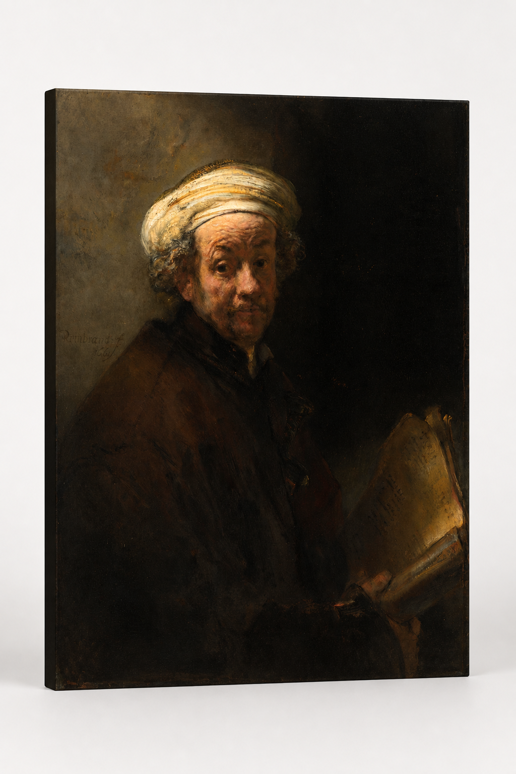 Self-portrait as the Apostle Paul — Rembrandt Kanvas Tablo