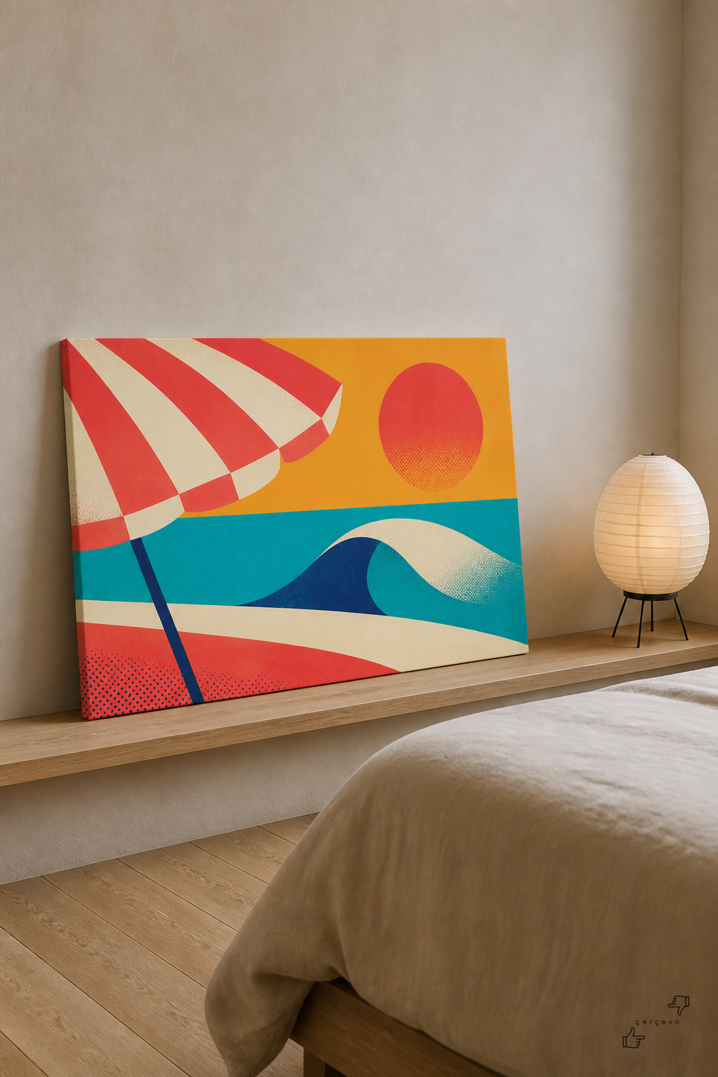 Pop Art Plaj Sahnesi - 2