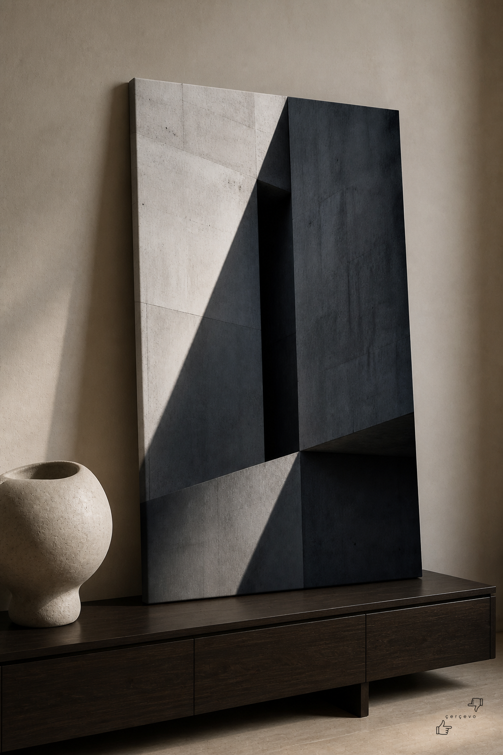 Brütalist Gölge Geometrisi - 2