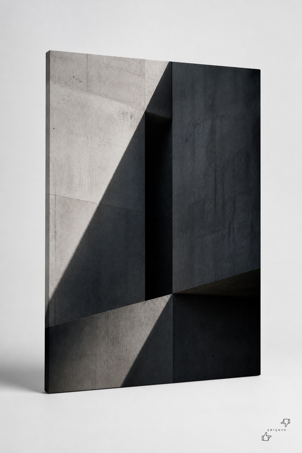 Brütalist Gölge Geometrisi - 3