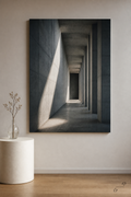 Brütalist Işık-Gölge Koridoru - 1
