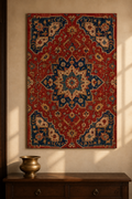Uşak Halısı — Yıldız Madalyon Deseni 1