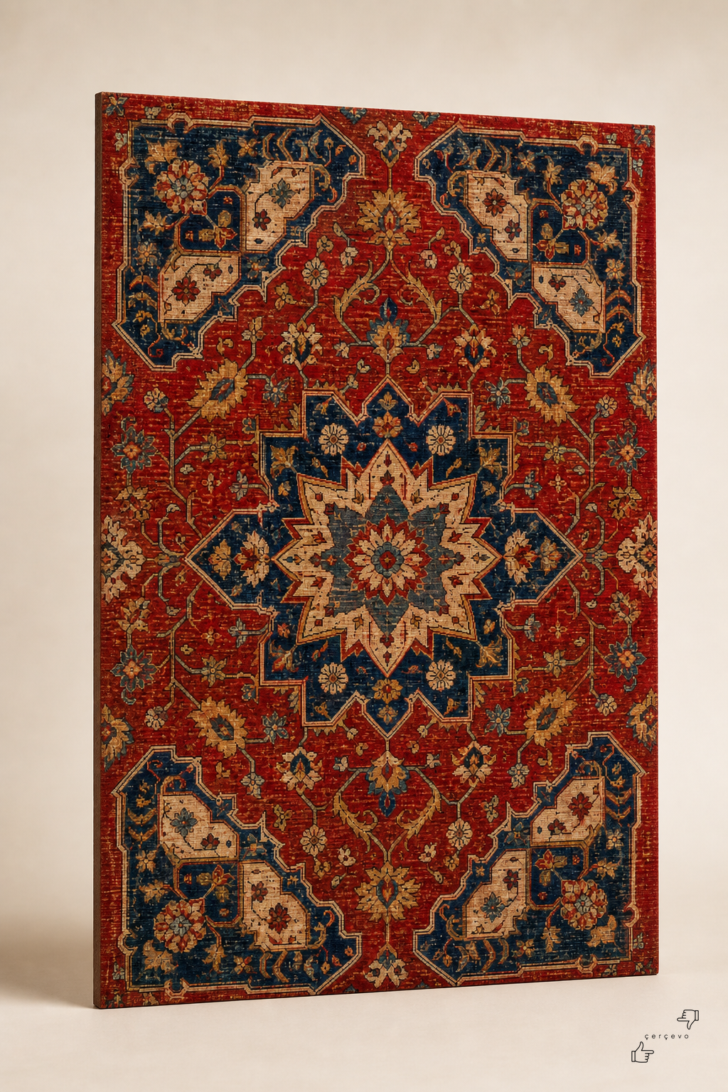 Uşak Halısı — Yıldız Madalyon Deseni 3