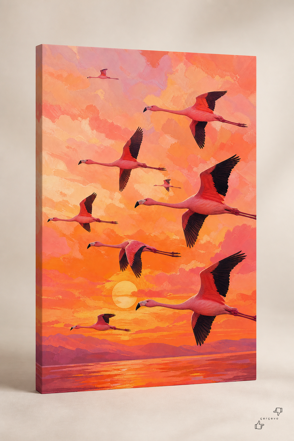Uçan Flamingo Sürüsü 3