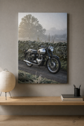 Vintage İngiliz Motosikleti - 1