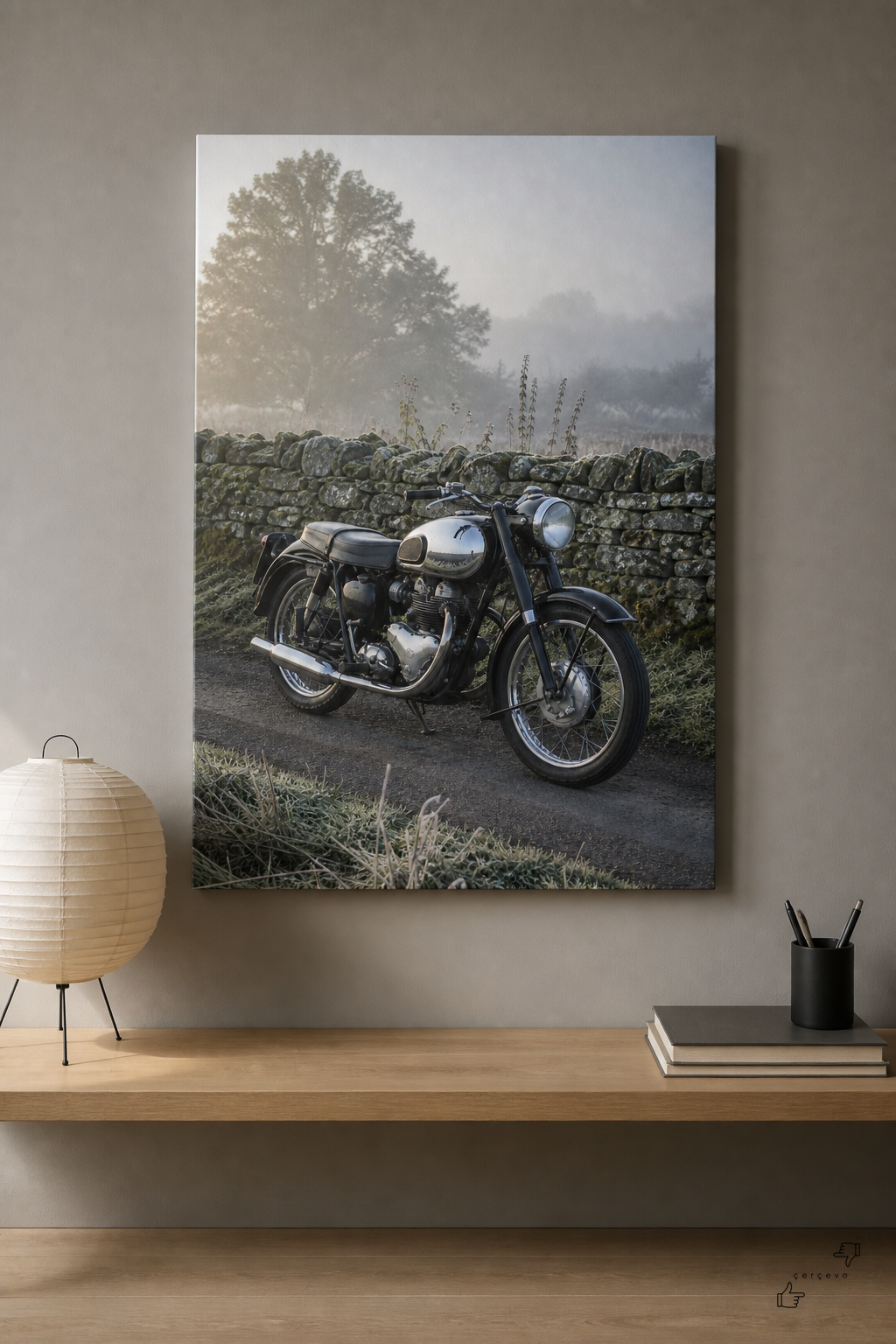 Vintage İngiliz Motosikleti - 1