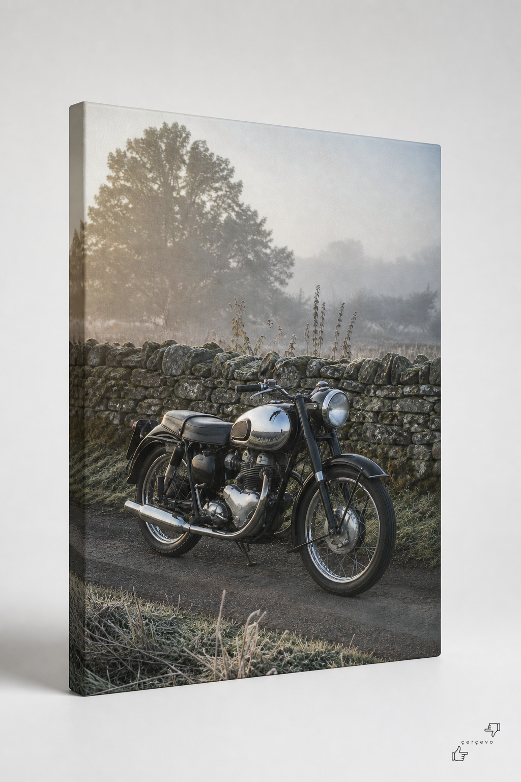 Vintage İngiliz Motosikleti - 3