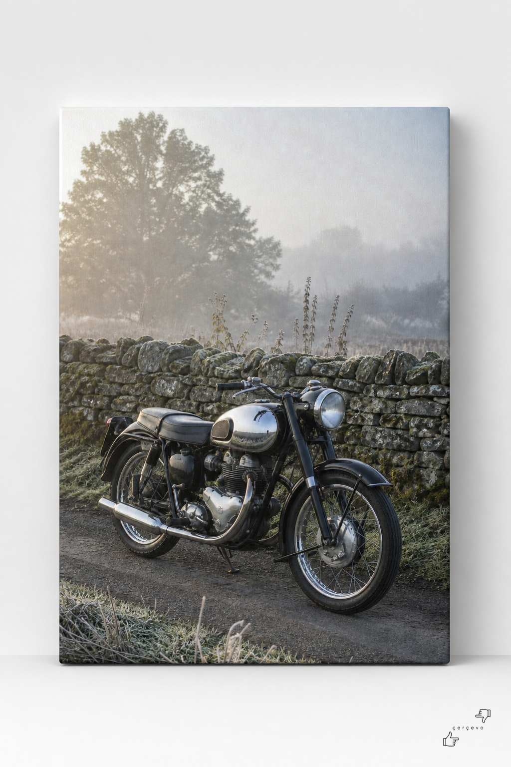 Vintage İngiliz Motosikleti - 4