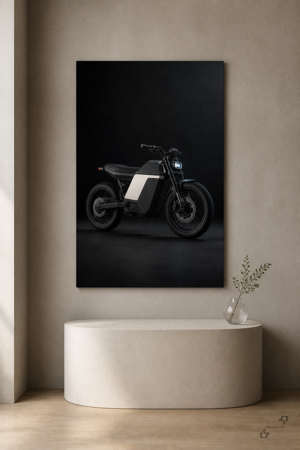 Elektrikli Modern Motosiklet - 1