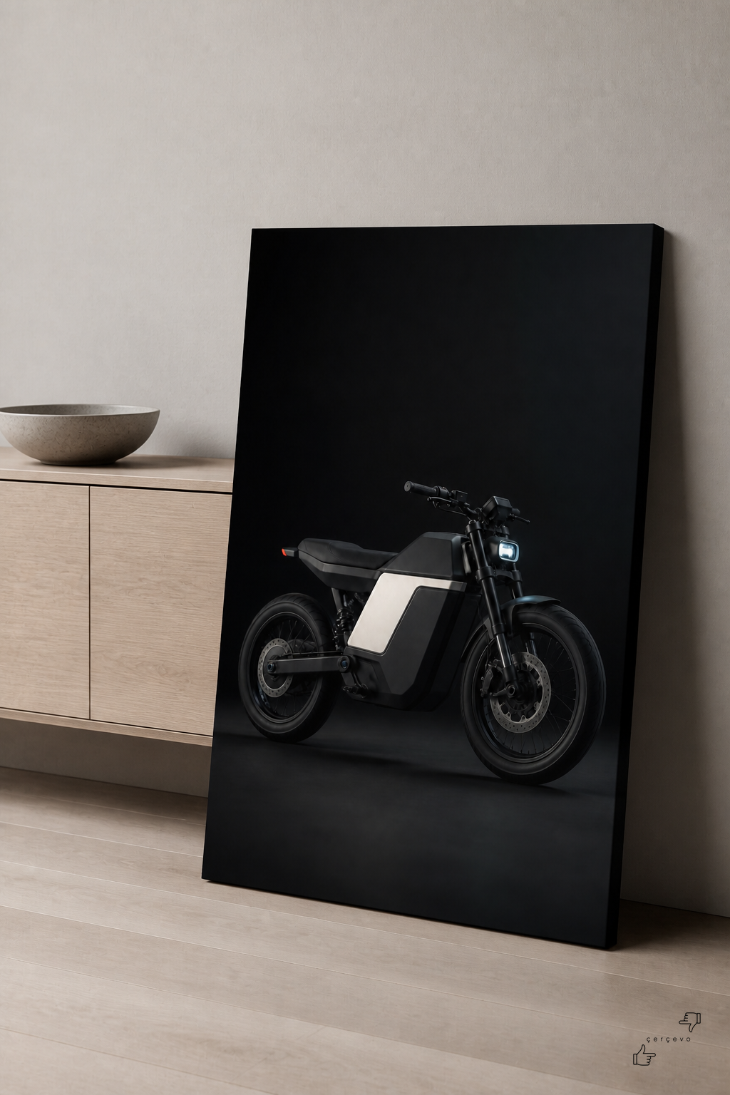 Elektrikli Modern Motosiklet - 2