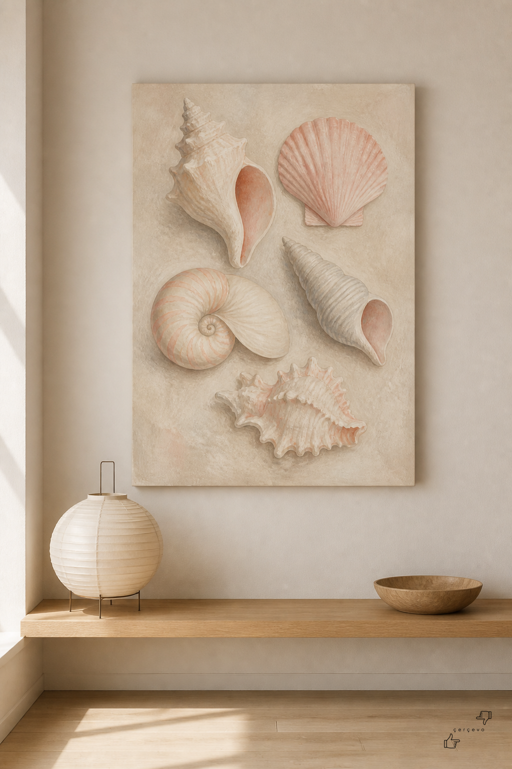 Deniz Kabuğu Minimalist Set - 1